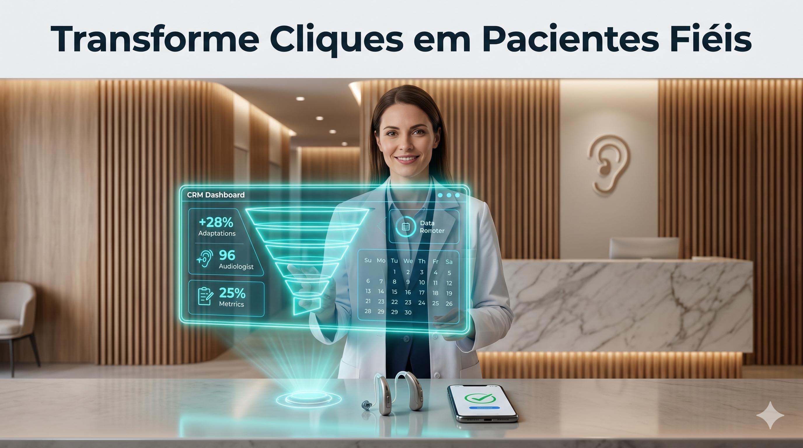 Lead Control: Transforme Cliques em Pacientes Fiéis para sua Clínica de Saúde Auditiva